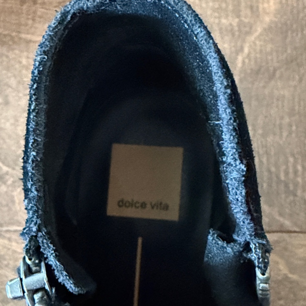 Dolce Vita Black Suede Sutton Bootie - 8 - Picture 6 of 8